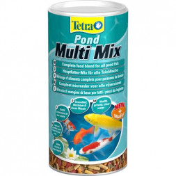 Tetra Pond MultiMix корм для прудовых рыб (гранулы, хлопья, таблетки, гаммарус) 1 л