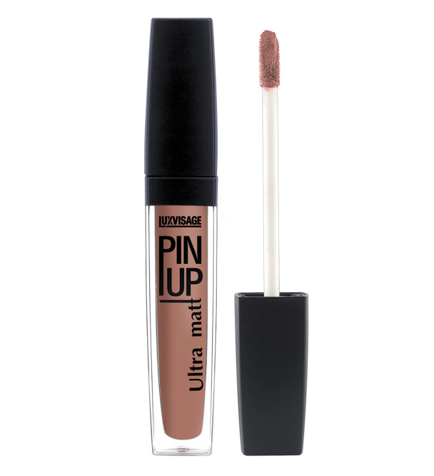 LUXVISAGE блеск для губ PIN UP Ultra Matt, тон 39 Beige Nude