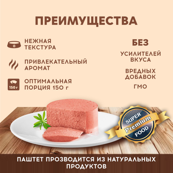 Chester влажный корм для взрослых собак, с ягненком и шпинатом, паштет, в ламистерах - 150 г х 11 шт