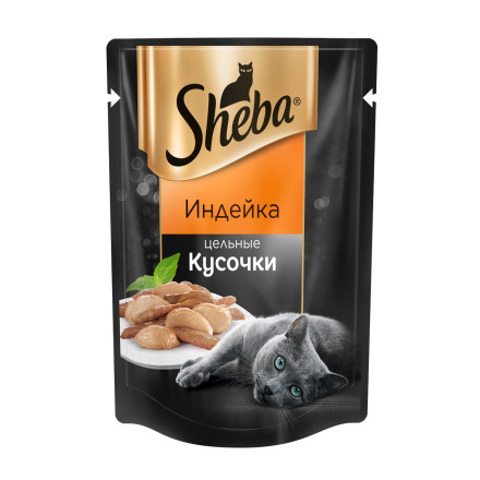Sheba влажный корм для кошек с кусочками индейки - 80 г