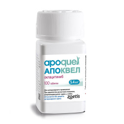 Апоквел (Zoetis) противозудный препарат для собак 5,4 мг 100 таблеток