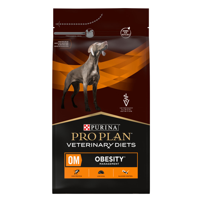 Pro Plan Veterinary OM Obesity Management сухой корм для взрослых собак при ожирении - 3 кг