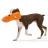 West Paw Zogoflex Rowdies игрушка плюшевая для собак Custer, 10 см, оранжевая