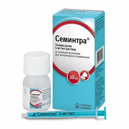 Семинтра раствор для лечения хронической болезни почек у кошек - 30 мл