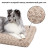 Лежанка MidWest Ombre для собак и кошек плюшевая с завитками 57х31 см, мокко