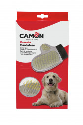 Camon рукавица для вычесывания шерсти собак и кошек, с щетинками