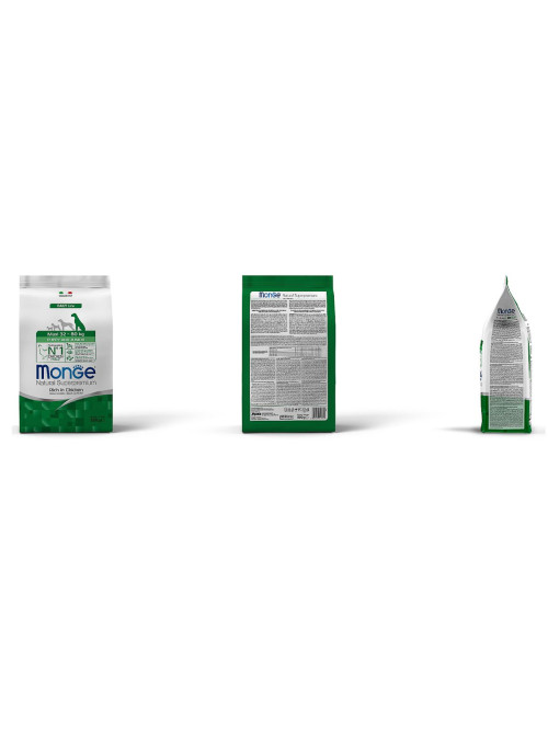 Monge Dog Maxi Puppy &amp; Junior сухой корм для щенков крупных пород с курицей и рисом 800 г
