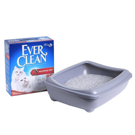 Ever Clean Multiple Cat наполнитель комкующийся для нескольких кошек в доме - 6 л