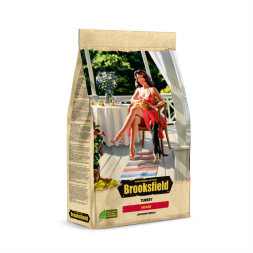 Brooksfield Low Grain Adult Cat Indoor Turkey сухой корм для взрослых домашних кошек с индейкой и рисом - 2 кг