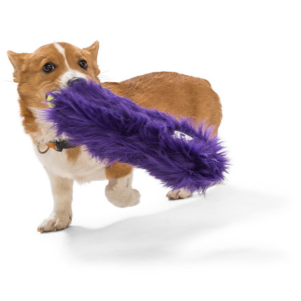 West Paw Zogoflex Rowdies игрушка плюшевая для собак Custer, 10 см, фиолетовая