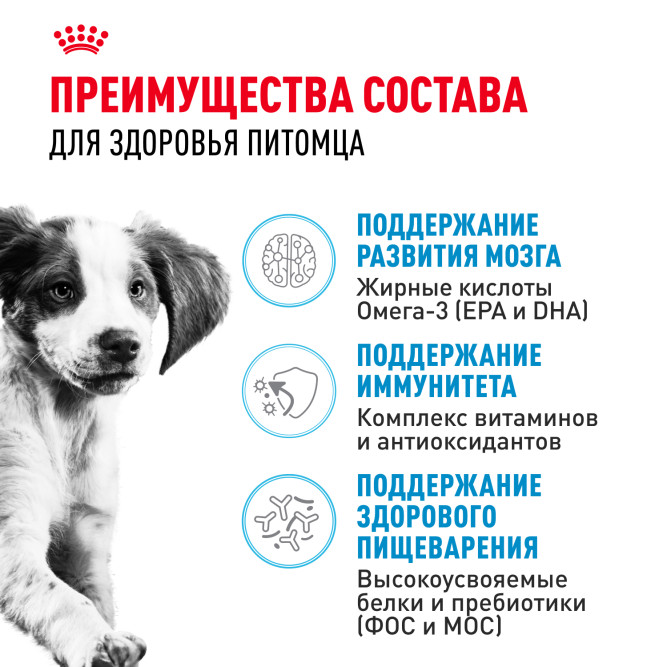 Royal Canin Medium Puppy сухой корм для щенков средних пород - 14 кг