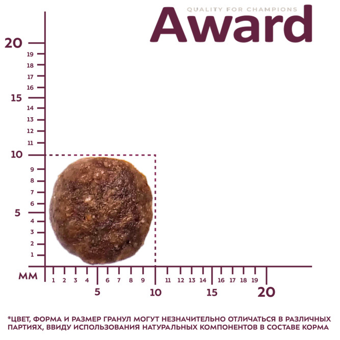 AWARD Urinary сухой корм для взрослых кошек, для профилактики мочекаменной болезни, с курицей, клюквой, цикорием и рыбьим жиром - 1,5 кг