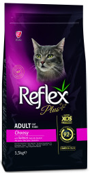 Reflex Plus Adult Cat Food Сhossy Salmon сухой корм для привередливых кошек, с лососем - 1,5 кг