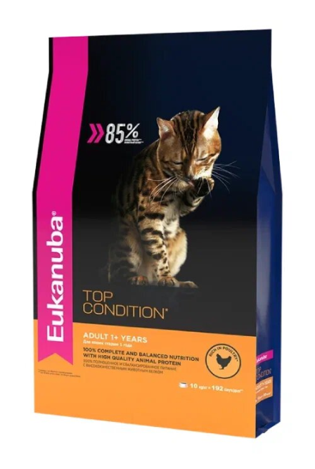 Сухой корм Eukanuba Cat Adult для кошек с птицей - 400 г