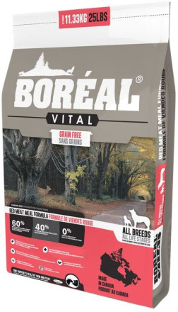 Boreal Vital сухой корм для собак всех пород с красным мясом - 11,33 кг