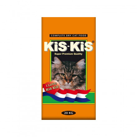 KiS-KiS Goose Single для взрослых кошек с гусем, ягненком и рыбой 20 кг