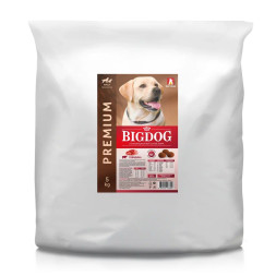 Зоогурман BIG DOG сухой корм для взрослых собак средних и крупных пород, с говядиной - 5 кг
