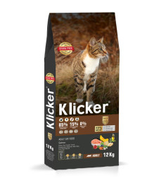 Klicker Adult Cat Salmon сухой корм для взрослых кошек с лососем - 12 кг