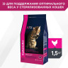 Изображение товара Сухой корм Eukanuba Adult Sterilised Weight Control для стерилизованных кошек и кошек с ожирением - 1,5 кг