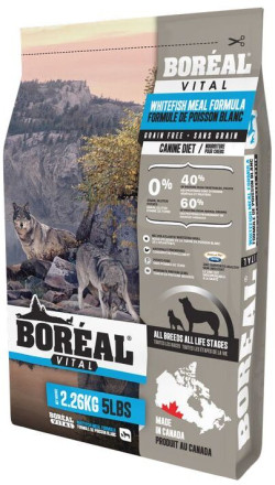 Boreal Vital сухой корм для собак всех пород с белой рыбой - 2,26 кг