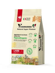Yummy Linea сухой корм для взрослых собак средних и крупных пород с ягненком - 2,5 кг