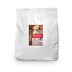 Зоогурман BIG DOG сухой корм для взрослых собак средних и крупных пород, с говядиной - 10 кг