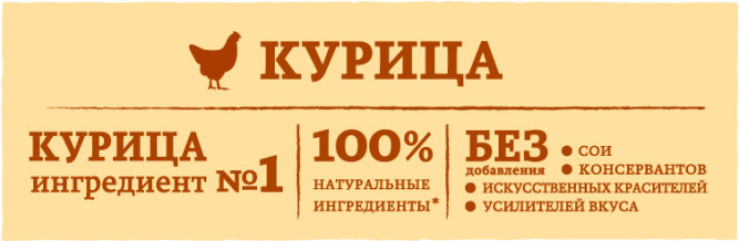 Nature’s Table сухой корм для кошек с курицей - 650 г