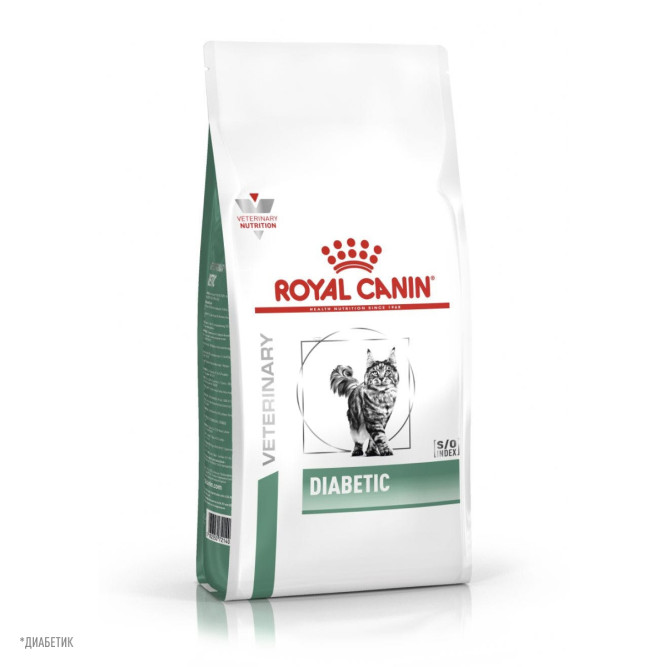 Royal Canin Diabetic лечебный сухой корм для кошек при сахарном диабете - 400 г