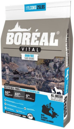 Boreal Vital сухой корм для собак всех пород с белой рыбой - 11,33 кг