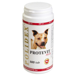 Polidex Protevit Plus кормовая добавка для собак при высоких физических нагрузках - 500 табл.