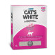 Cat's White Box Premium Baby Powder наполнитель комкующийся для кошачьего туалета с ароматом детской присыпки - 6 л