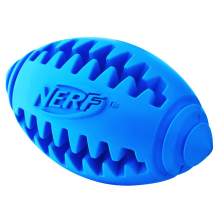 Игрушка для собак Nerf Мяч для регби рифленый - 12,5 см