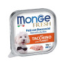 Изображение товара Monge Dog Fresh влажный корм для взрослых собак с индейкой в ламистере 100 г (32 шт в уп)