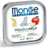 Изображение товара Monge Dog Monoprotein Fruits влажный корм для щенков всех пород с курицей и яблоком в ламистере 150 г (24 шт в уп)