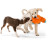 West Paw Zogoflex Rowdies игрушка плюшевая для собак Lincoln, 28 см, оранжевая