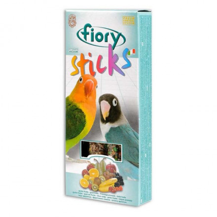 Палочки для средних попугаев Fiory Sticks с фруктами 2 х 60 г