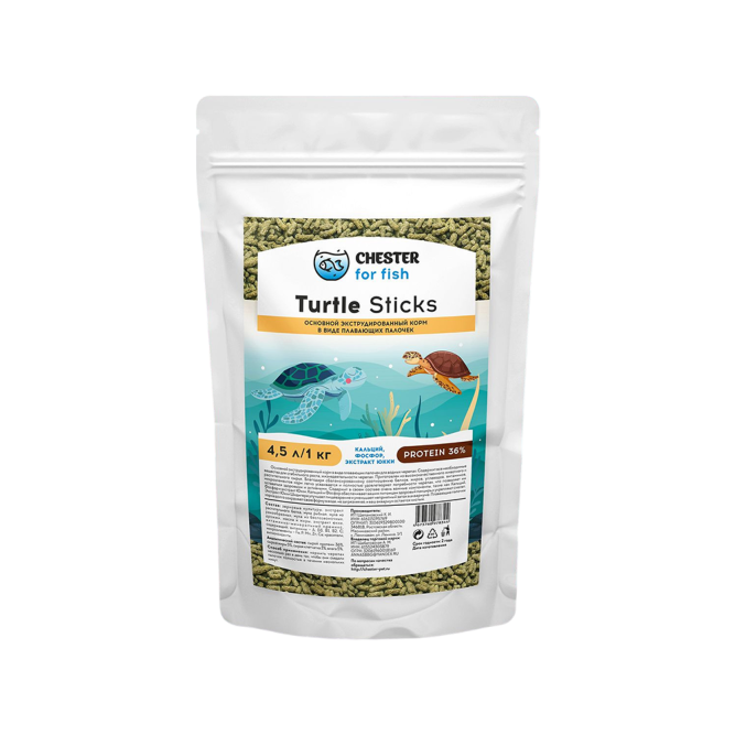 Chester Turtle Sticks корм для черепах в палочках - 1 кг
