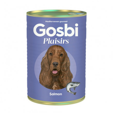 Gosbi Plaisirs влажный корм для взрослых собак с лососем - 400 г