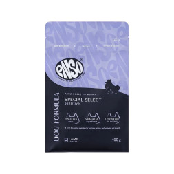 ENSO Dog Formula Special Select сухой корм для взрослых собак мелких и миниатюрных пород со свежим ягненком и добавлением томата - 400 г