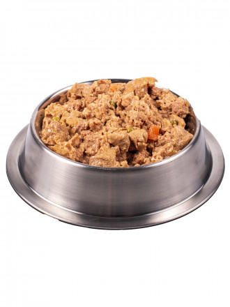 Monge Dog Fresh влажный корм для щенков с мясным рулетом из телятины и овощей в консервах 400 г (24 шт в уп)