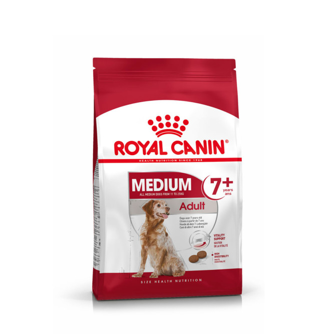 Royal Canin Medium Adult 7+ для стареющих собак средних размеров в возрасте 7 лет и старше - 4 кг