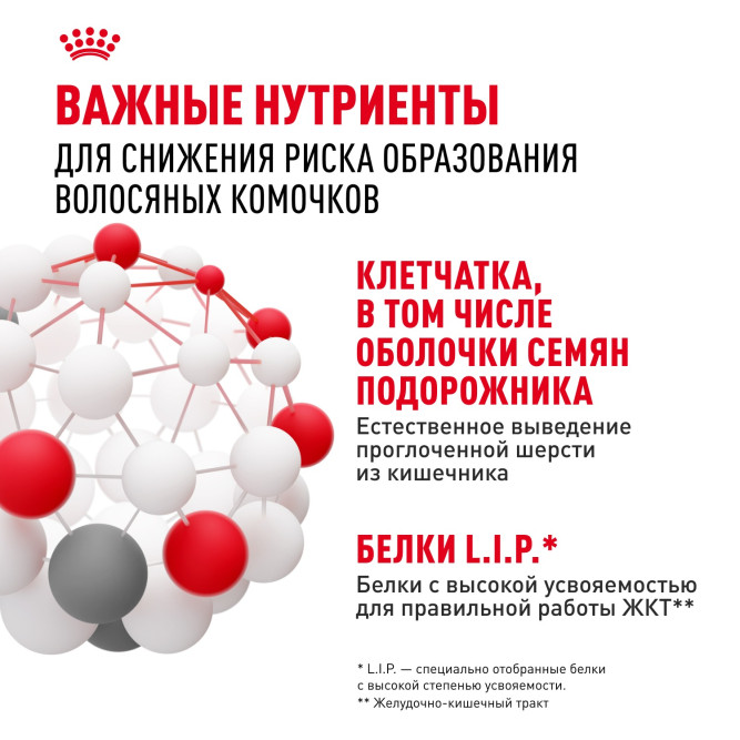 Royal Canin Hairboll Care влажный корм для взрослых кошек для снижения риска образования волосяных комочков, кусочки в соусе, в паучах - 85 г х 28 шт