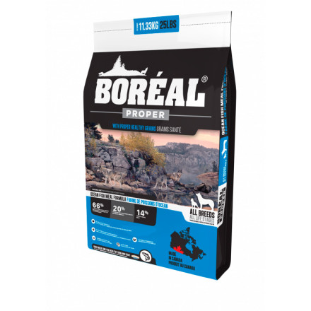 Boreal Proper сухой корм для собак всех пород с океанической рыбой - 11,33 кг