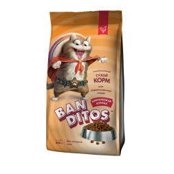 Banditos сухой корм для взрослых кошек, склонных к набору веса, с курицей - 400 г