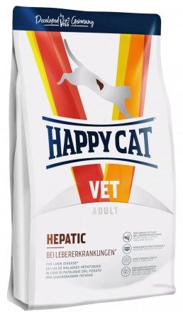 Happy Cat Vet Diet Hepatic сухой корм для кошек для восстановления и поддержания работы печени - 1,4 кг