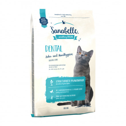 Sanabelle Dental сухой корм для кошек для профилактики зубного камня - 10 кг