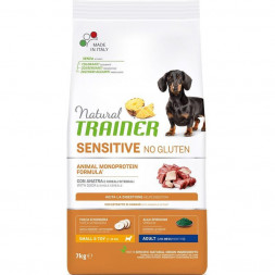 Trainer Natural Dog Sensitive Adult Mini сухой безглютеновый корм для взрослых собак мелких пород с чувствительным пищеварением с уткой - 7 кг