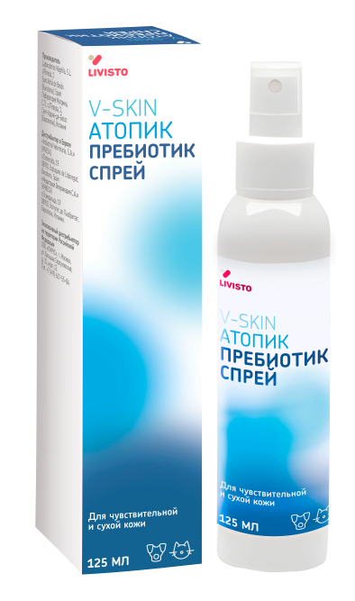 V-Skin Атопик пребиотик спрей - 125 мл